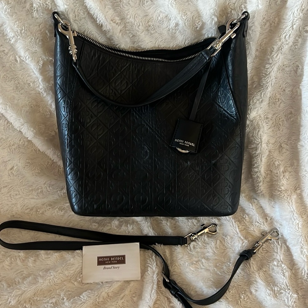 Henri Bendel Black Hobo Bag